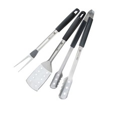 Set 3 Utensili per barbecue e grigliate, FMprofessional, attrezzi BBQ