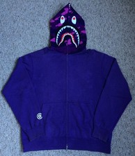 Felpa con cappuccio Bape viola