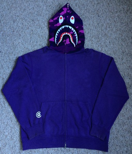 Felpa con cappuccio - bape, viola