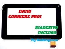 VETRO+TOUCH SCREEN PER Majestic Tab 170N 271 273 371 TABLET NERO X DISPLAY