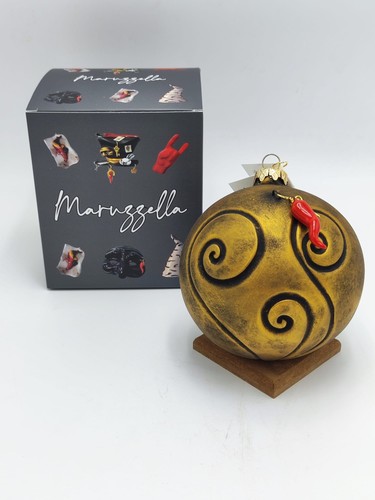 Pallina natale oro - di,