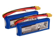 Confezione da due batterie Lipo Turnigy 2200mah 2S 7,4v 2 pezzi