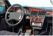 Decorazione abitacolo per Mercedes Serie 190 W201 anno 1983-1993 design radica 11 pezzi