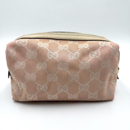 Gucci canvas pouch - gucci,
