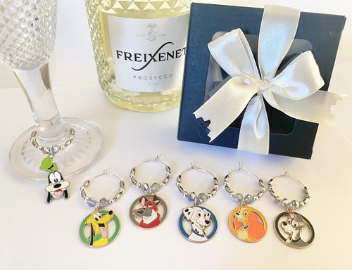 Charm bicchiere vino cani - 6,