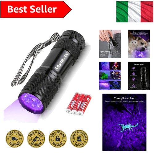 Torcia led impermeabile con - uv,