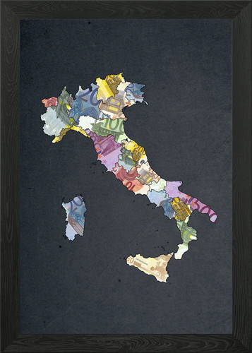 Italia poster arte - poster, da