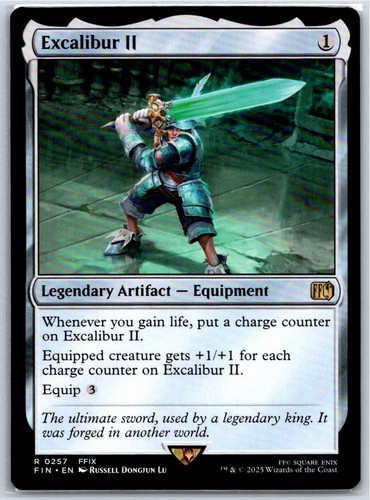 Scheda mtg excalibur - mtg,
