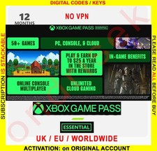 Xbox Game Pass Essential / Core - 12 mesi IT EU UK