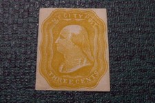 UNITED STATES STAMPS , LOCALS , N.Y. CITY POST , THREE CENTS  (S62)