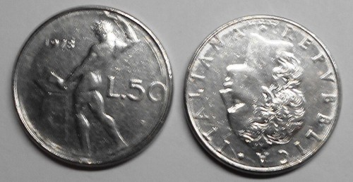 Lire 1978 errore conio - 50,