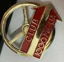 Distintivo auto-1000 Miglia Club auto griglia distintivo emblema loghi metallo smaltato distintivo