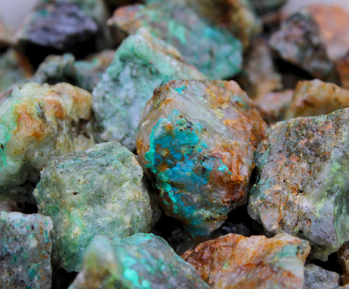 Crisocolla rocce grezze per - -,