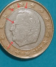 Moneta 1 euro 2002, Belgio -
