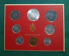 VATICANO 1975 DIVISIONALE COMPLETA PAOLO VI ANNO XIII CON 500 LIRE ARGENTO FDC