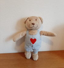 Doudou ours peluche pupazzo Ikea-cm 20 colore azzurro con cuore