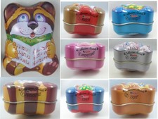 KINDER LOTTO SCATOLE DI LATTA SERIE NATALE USATE