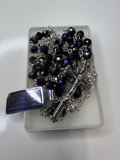 Rosario perline blu - perline,