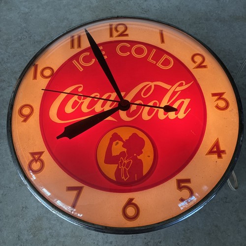 Orologio pubblicitario vintage - pubblicitario,