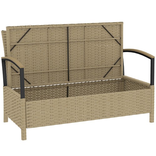 Outsunny panca giardino con - panca, da