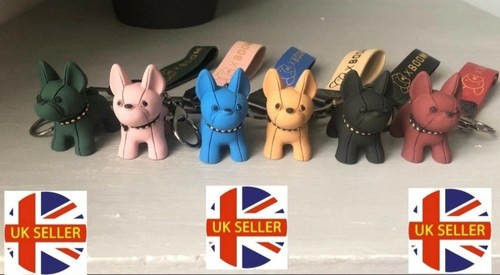 Cute french bulldog - bulldog, keyring