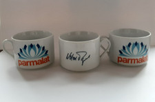 Tazze PARMALAT autografate dai