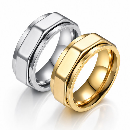Anello acciaio inox - anello,