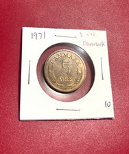 Moneta Danese 5 ORE Del 1971 - Bella Moneta Del Mondo!!!