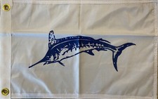 Bandiera da Pesca Marlin Blu
