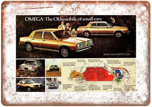 Insegna metallo oldsmobile - in,