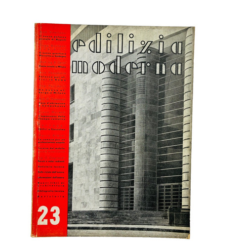 Edilizia moderna 1936 - moderna,
