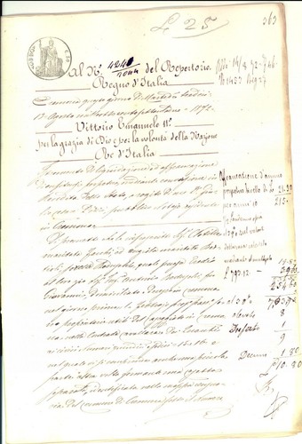 1872 cremona affrancazione - cremona,