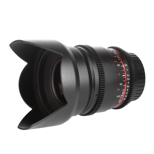 Samyang 16mm vdslr - 16mm, t2.2