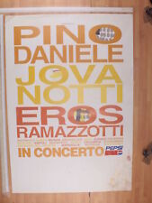 Poster Originale Concerto P.Daniele-Jovanotti-Ramazzotti Modena 30/06/1994 Cm