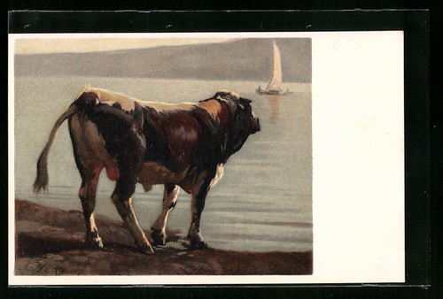 Cartolina artistica rudolf - cartolina,