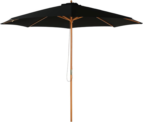 Outsunny ombrellone legno - ombrellone,