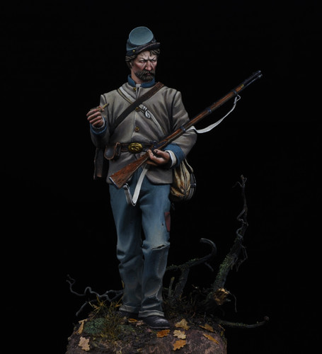 Soldatino confederato guerra - soldatino,