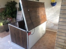 cuccia per cani esterno interno. Dotata di riscaldamento elettrico ideale per cu