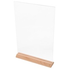  2 Pcs Espositore Per Poster Porta Di Carta Da Tavolo Cartello in Acrilico