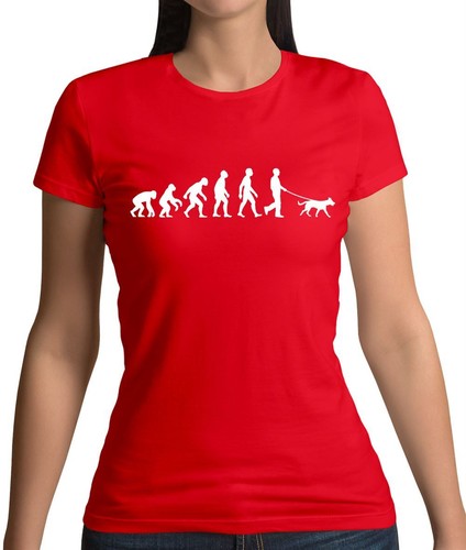Evolution man dog - of,