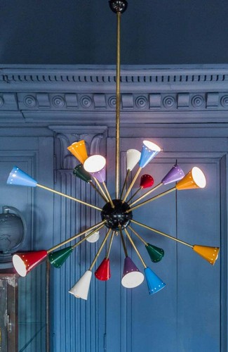 Moderno lampadario sputnik - lampadario,