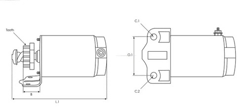 Motorino avviamento adatto - di,