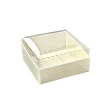 20 PZ PELLE BIANCO 6x6x3 cm