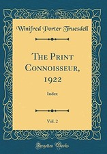 The Print Connoisseur, 1922