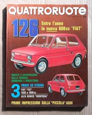 QUATTRORUOTE   Agosto 1972