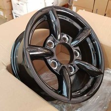 Set/4 16x7 5x165,1 et10 Mach 5 Challenger Style Black Defender Disco 1050kg