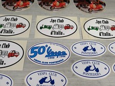 PIAGGIO / VESPA - LOTTO 43 ADESIVI / STAMPE - VESPA CLUB