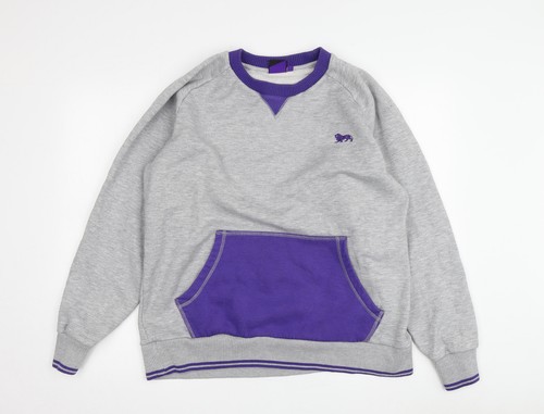 Felpa donna lonsdale - lonsdale, grigio