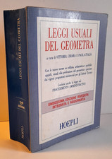 LEGGI USUALI DEL GEOMETRA - LIBRO VITTORIO, CHIARA, PAOLA ITALIA 11°a ed. HOEPLI