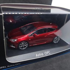 Modellino auto esclusivo Motorart 1/43 Opel Astra J OPC 2012 rosso metallizza...